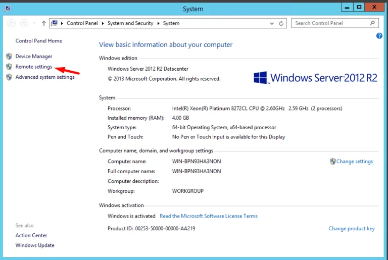 Remote Desktop Connection