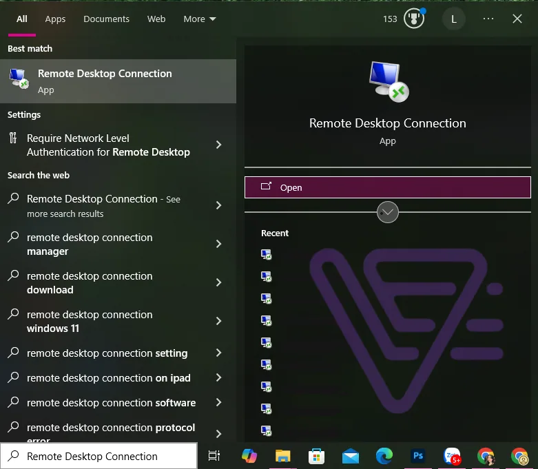 Remote Desktop Connection