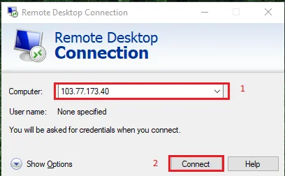 Remote Desktop Connection