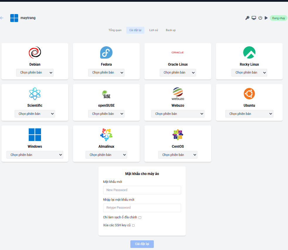 Hướng dẫn quản lý VPS