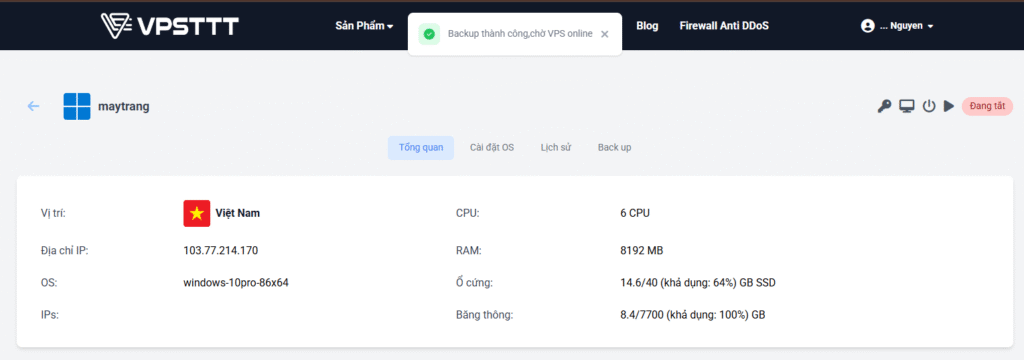 Hướng dẫn quản lý VPS