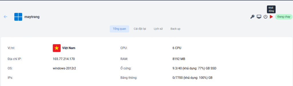 Hướng dẫn quản lý VPS