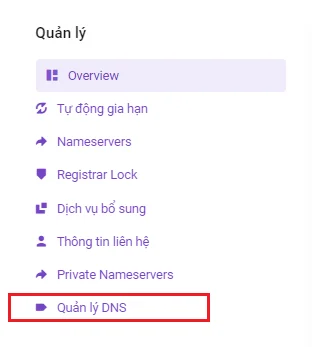 trỏ domain