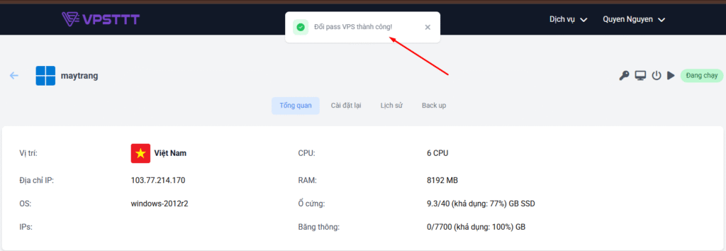 Hướng dẫn quản lý VPS