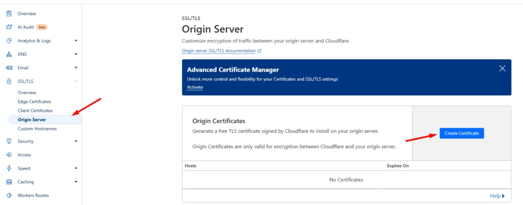cài đặt ssl