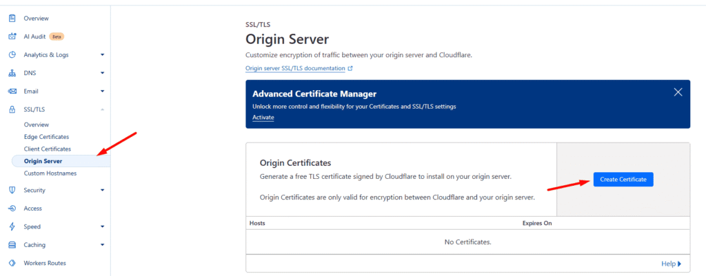 cài đặt ssl