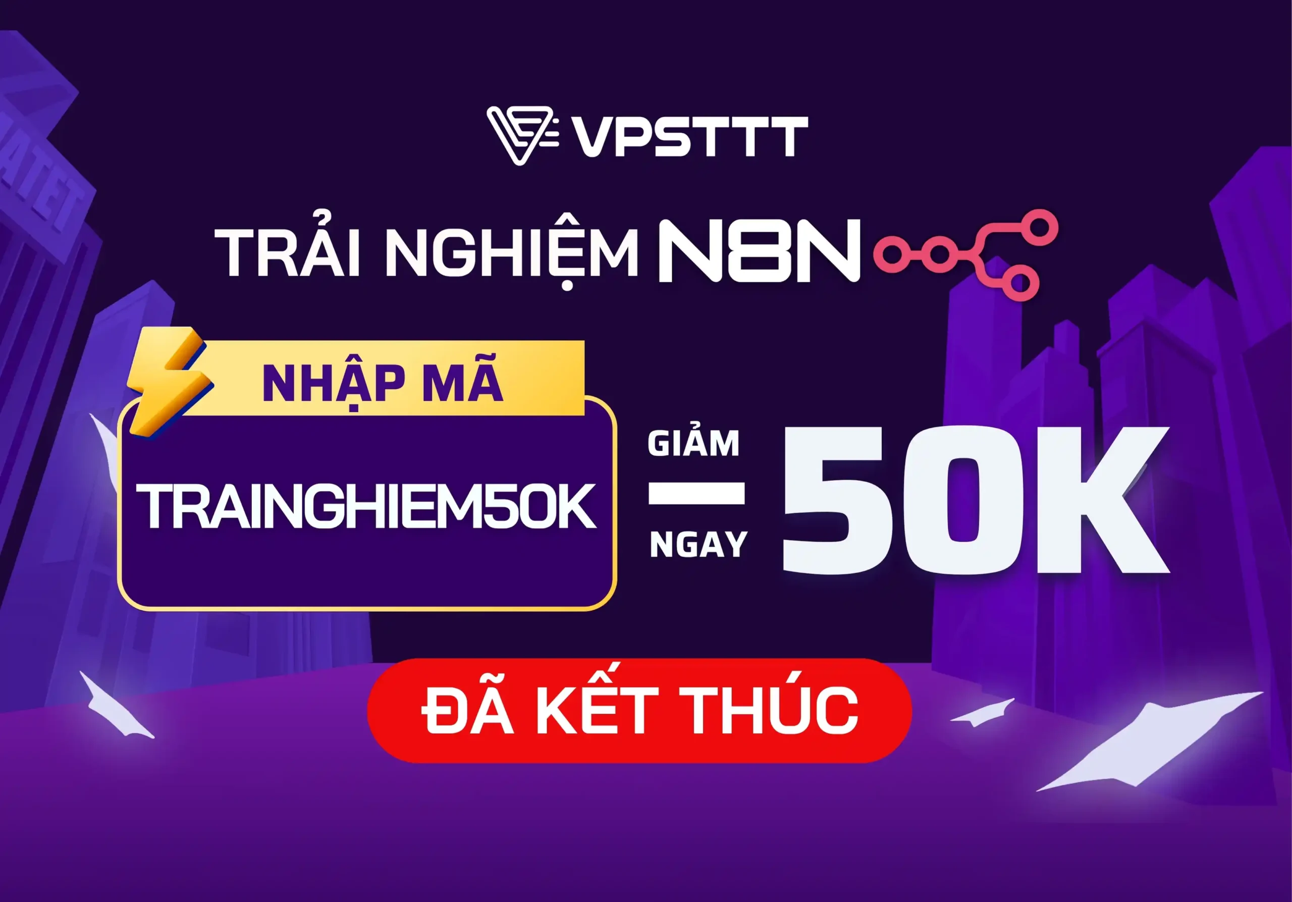 Khuyến mãi đặc biệt – Trải nghiệm VPS N8N chỉ 32.500đ/tháng