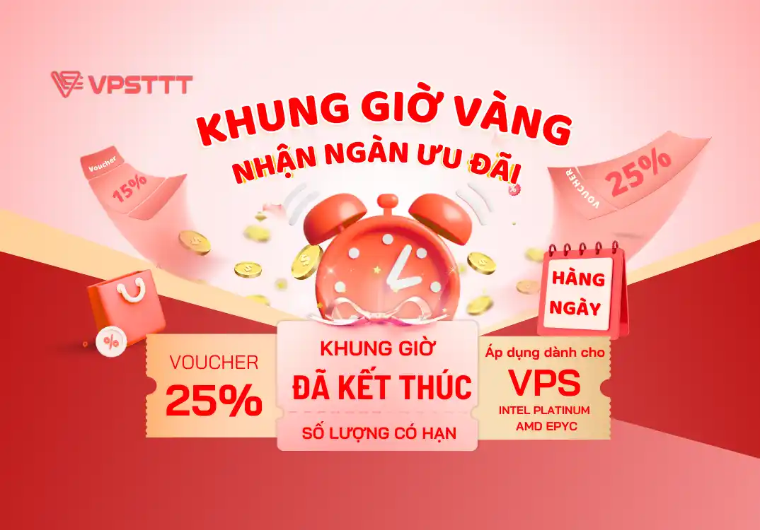 Khung giờ vàng – Nhận ngàn ưu đãi mỗi ngày cùng VPSTTT!