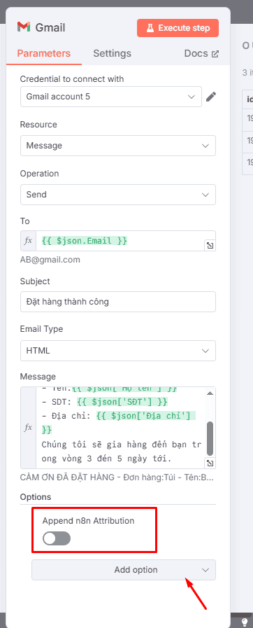 hướng dẫn tự động gửi mail bằng n8n