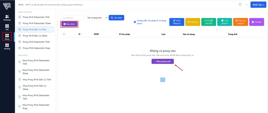 hướng dẫn mua proxy dân cư
