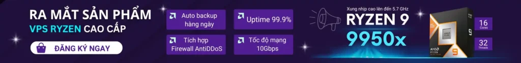 ra mắt vps ryzen