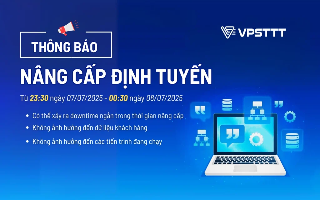 nâng cấp định tuyến
