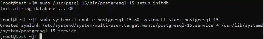 PostgreSQL trên AlmaLinux