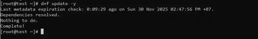 PostgreSQL trên AlmaLinux