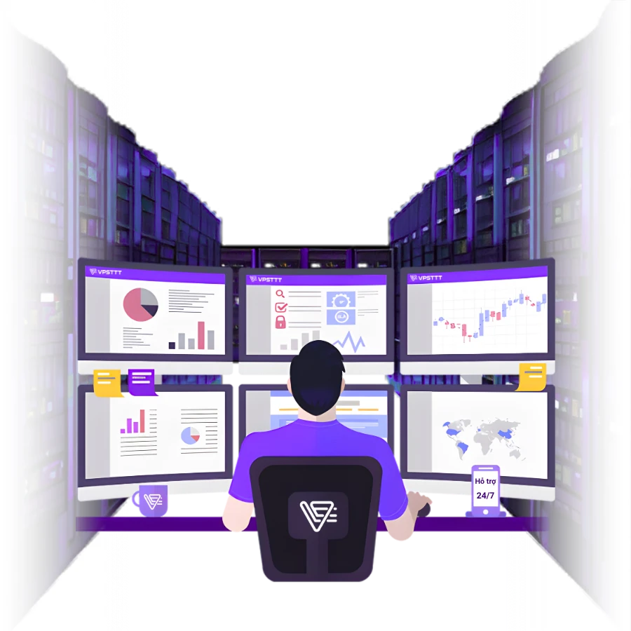 Hỗ trợ IT 24/7 VPSTTT
