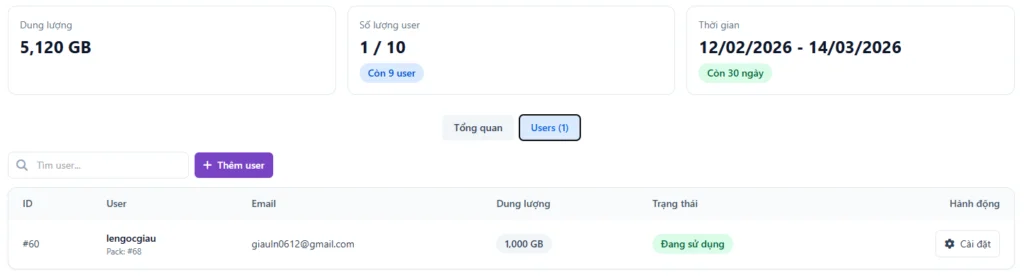 dịch vụ V-Drive