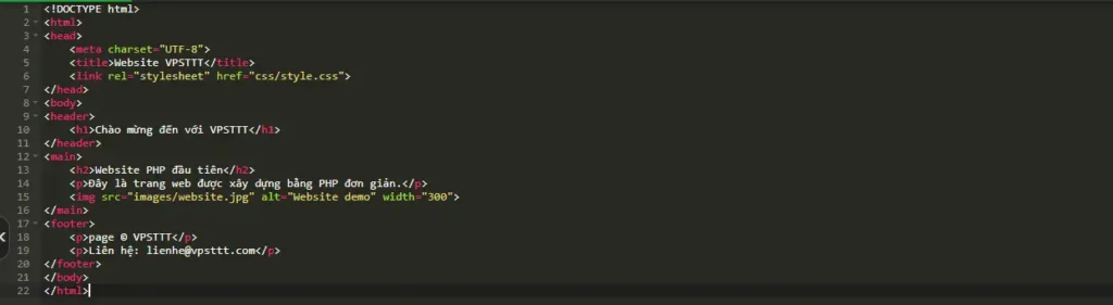 website PHP