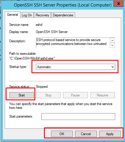 OpenSSH Server