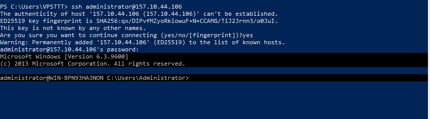 OpenSSH Server