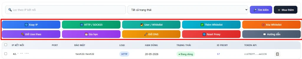 Proxy ipv4 xoay