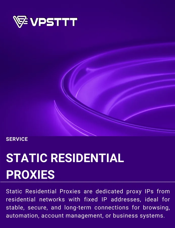 What is a Static Residential Proxy?