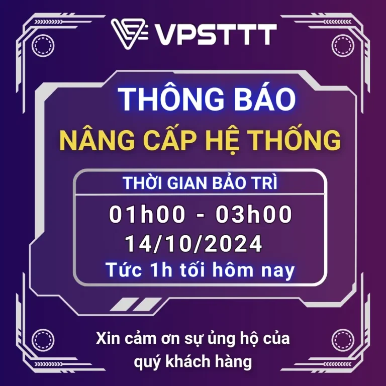 Thông báo bảo trì