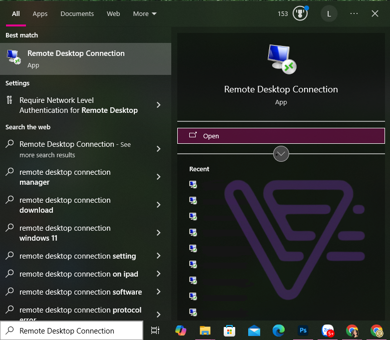 Remote Desktop Connection