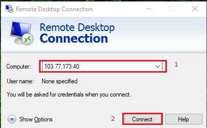 Remote Desktop Connection