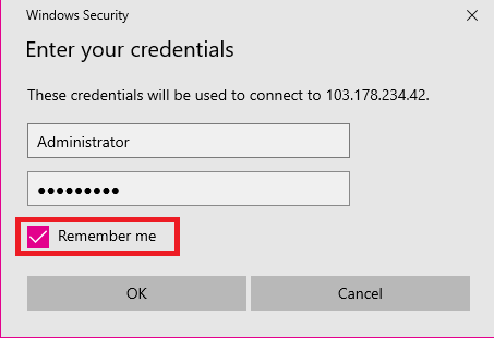 Remote Desktop Connection