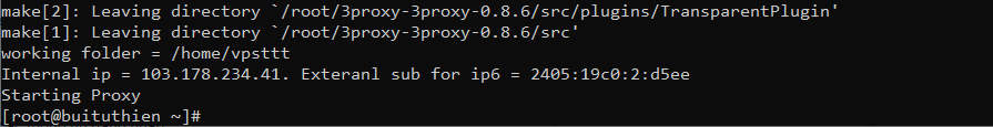 Proxy IPv6