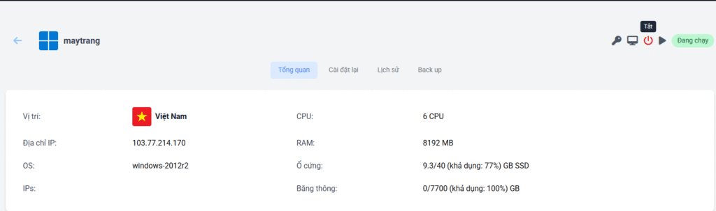 Quản lý VPS