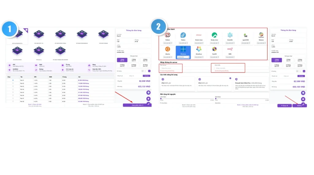 Hướng dẫn order VPS và gia hạn dịch vụ tại VPSTTT 2026 3 order