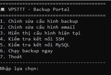 tools backup