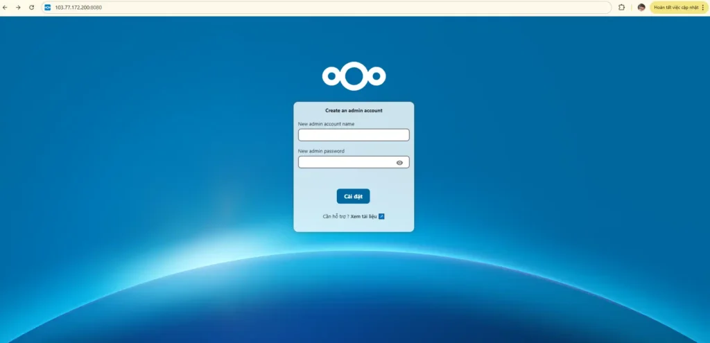 Hướng dẫn cài nextcloud