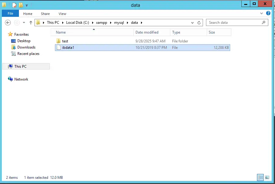 cách sửa lỗi msql trong xampp