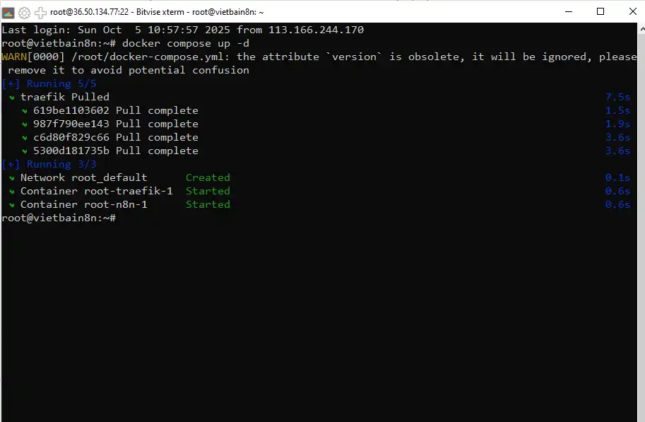 bật ssl cho vps n8n