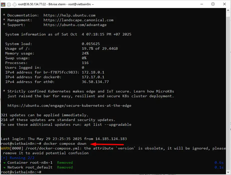 bật ssl cho vps n8n