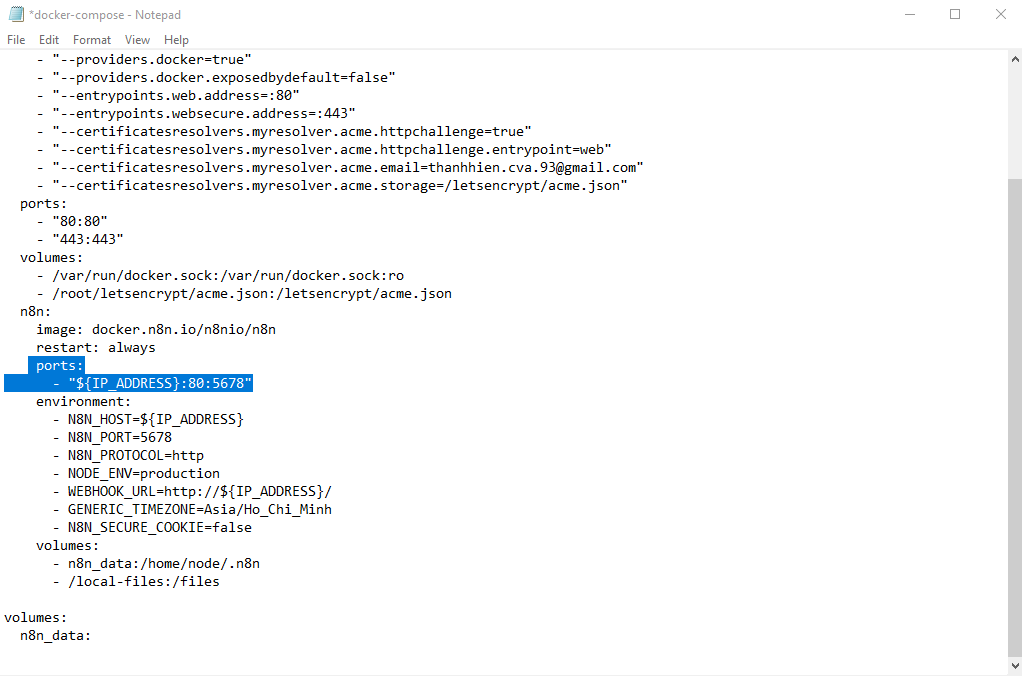 bật ssl cho vps n8n