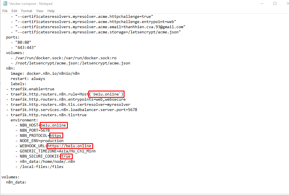 bật ssl cho vps n8n