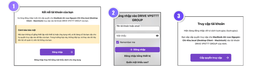 ket noi tai khoan macos 1