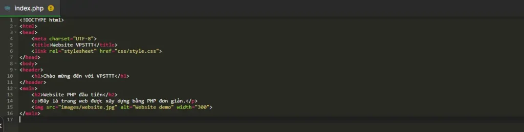 Giới thiệu xây dựng một website PHP đơn giản 3 website PHP