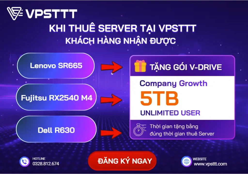 Khi thuê Server tại VPSTTT khách hàng nhận được những gì ?