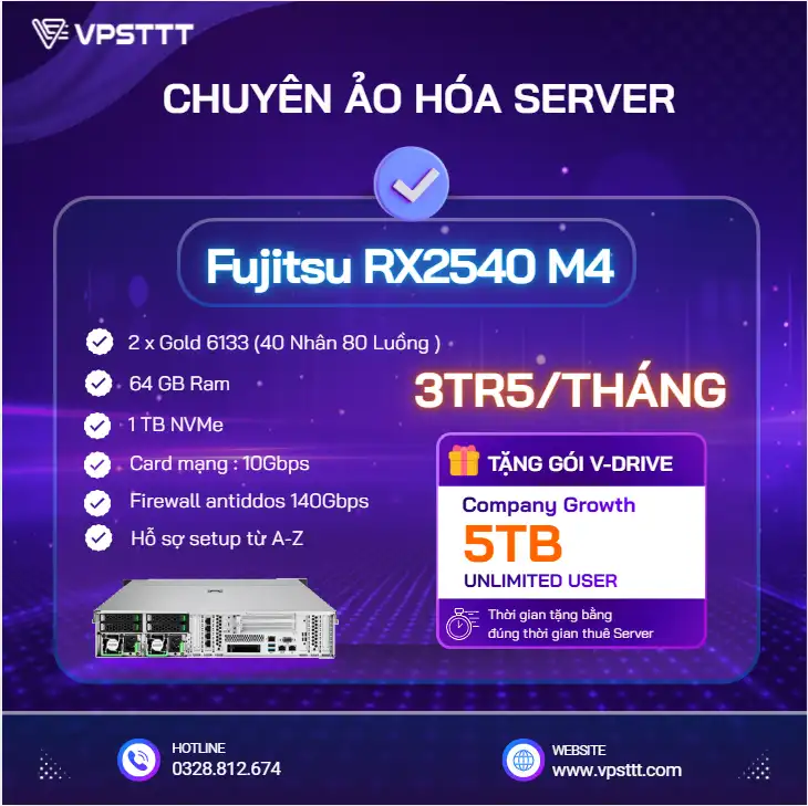 Khi thuê Server tại VPSTTT khách hàng nhận được những gì ?