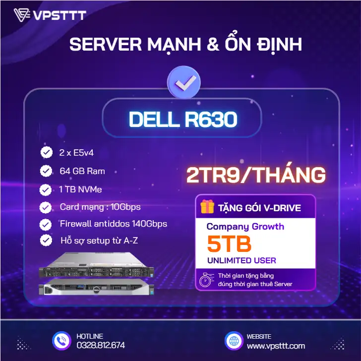 Khi thuê Server tại VPSTTT khách hàng nhận được những gì ?